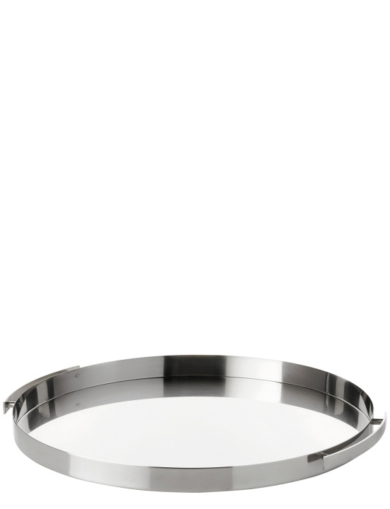 Stelton Arne Jacobsen Cylinda Serving Tray Ø33.5 cm (Steel) i gruppen HJEM, HUS OG HAGE / Kjøkkenutstyr / Annet kjøkkenutstyr hos TP E-commerce Nordic AB (D24653)