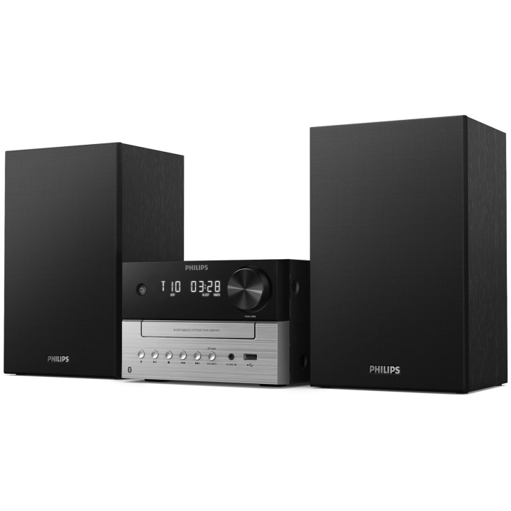 Philips Musik-anläggning Radio CD USB Bluetooth TAM3205MKII/12 Svart/Silver i gruppen Elektronikk / Lyd & Bilde / Hjemmekino, HiFi og bærbar / Kompakt Stereo & Platespillere hos TP E-commerce Nordic AB (D24740)