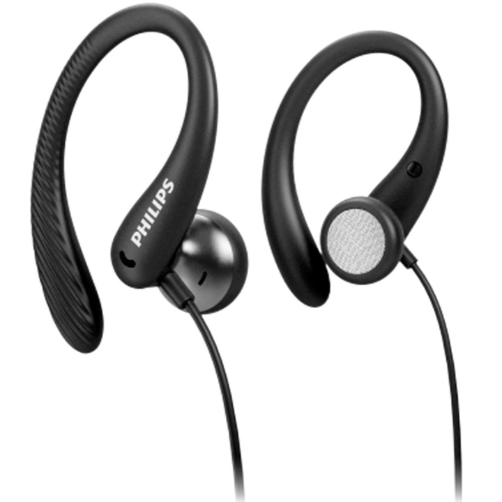 Philips Hörlurar In-Ear Sport IPX2 Kabel Svart i gruppen Elektronikk / Lyd & Bilde / Hodetelefoner & Tilbehør / Hodetelefoner hos TP E-commerce Nordic AB (D24745)