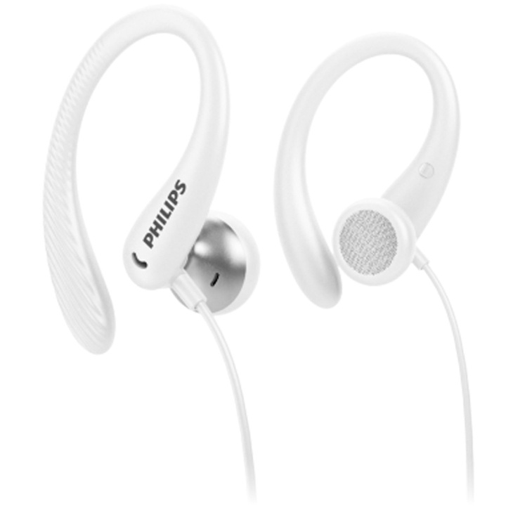 Philips Hörlurar In-Ear Sport IPX2 Kabel Vit i gruppen Elektronikk / Lyd & Bilde / Hodetelefoner & Tilbehør / Hodetelefoner hos TP E-commerce Nordic AB (D24746)