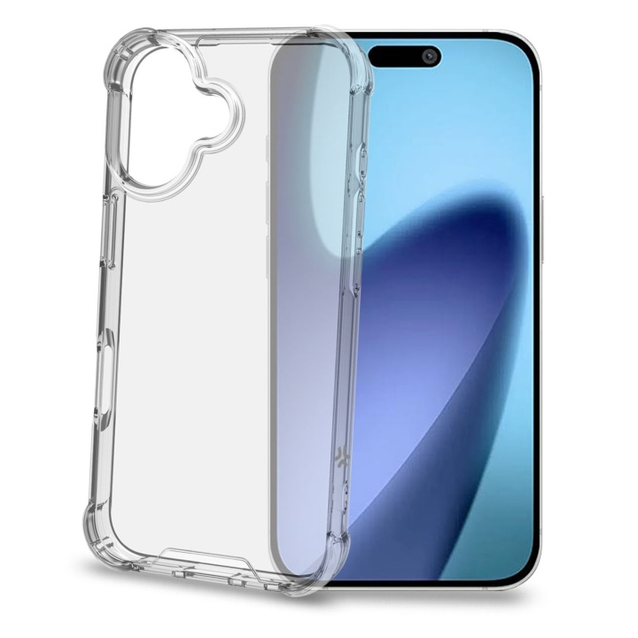Celly Armor Stöttåligt skal iPhone 17 Transparent i gruppen SMARTTELEFON & NETTBRETT / Mobilbeskyttelse / Apple / iPhone 17 hos TP E-commerce Nordic AB (D24759)