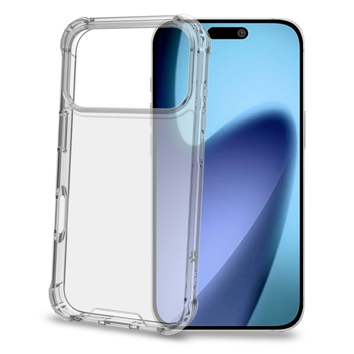 Celly Armor Stöttåligt skal iPhone 17 Pro Transparent i gruppen SMARTTELEFON & NETTBRETT / Mobilbeskyttelse / Apple / iPhone 17 hos TP E-commerce Nordic AB (D24760)