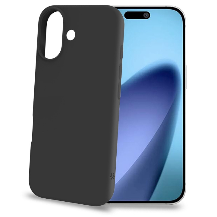 Celly Cromo Soft rubber case iPhone 17 Svart i gruppen SMARTTELEFON & NETTBRETT / Mobilbeskyttelse / Apple / iPhone 17 hos TP E-commerce Nordic AB (D24761)