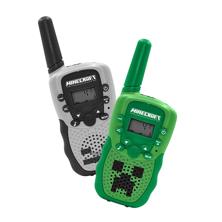 MINECRAFT Walkie Talkie Minecraft Digital LCD LED 1000m i gruppen SPORT, FRITID & HOBBY / Friluftsliv / Walkie talkie hos TP E-commerce Nordic AB (D24846)