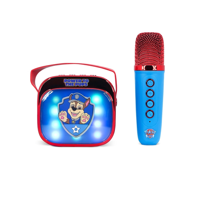 Paw Patrol Karaokehøyttaler med Mikrofon Paw Patrol Popsing LED i gruppen Elektronikk / Lyd & Bilde / Håndholdte mikrofoner hos TP E-commerce Nordic AB (D24851)