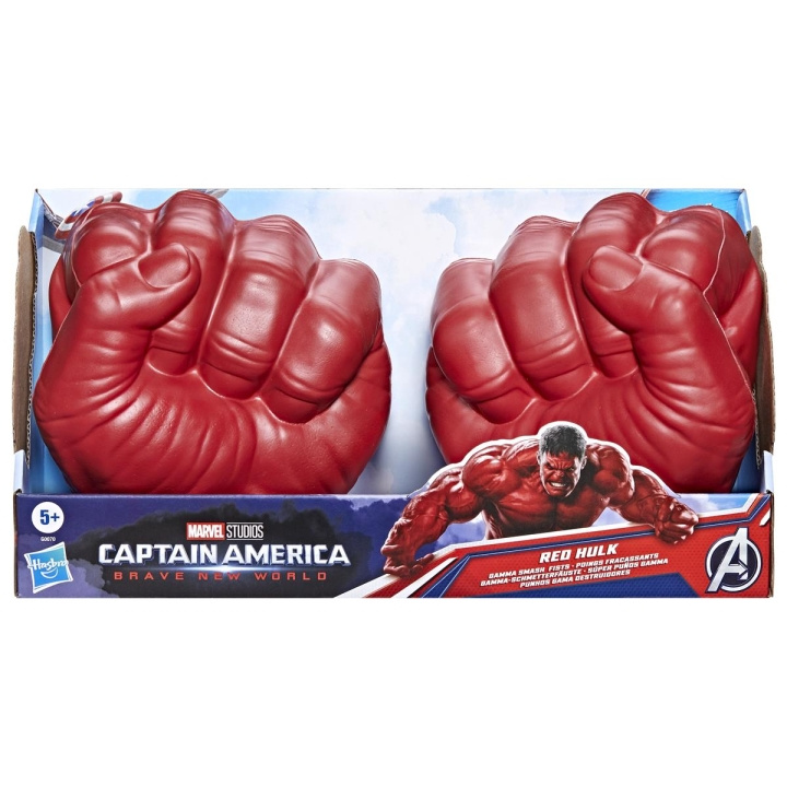 Marvel Avengers Captain America NWO, Red Hulk Smash Fists Gamma i gruppen LEKER, BARN OG BABY / Leker / Actionspill hos TP E-commerce Nordic AB (D24872)