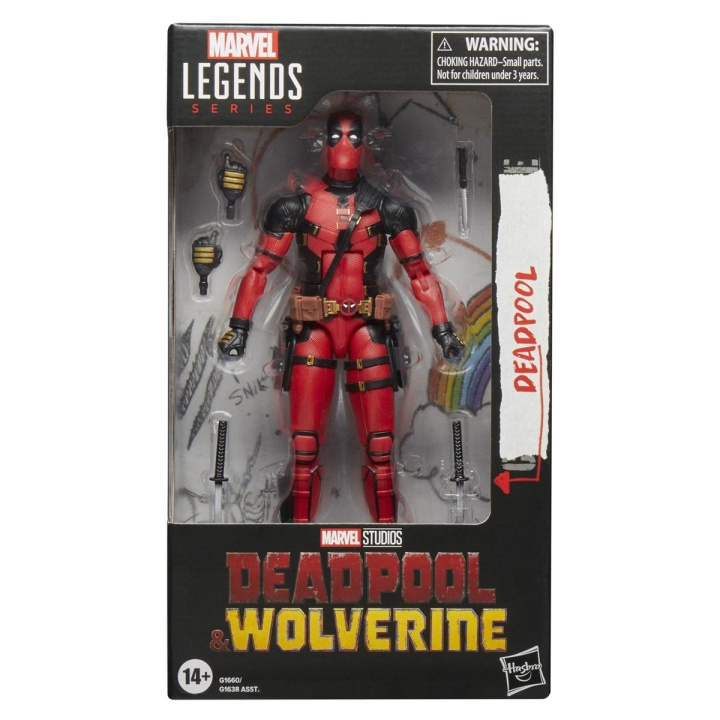 Marvel Legends Series Deadpool & Wolverine 6 Inch Figure, Deadpool i gruppen LEKER, BARN OG BABY / Leker / Figurer, miniatyrer og tilbehør hos TP E-commerce Nordic AB (D24878)