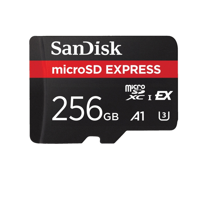 SanDisk Microsd Card Express 880MB/s U3 C10 256GB i gruppen Elektronikk / Lagringsmedia / Minnekort / SD/SDHC/SDXC hos TP E-commerce Nordic AB (D24888)