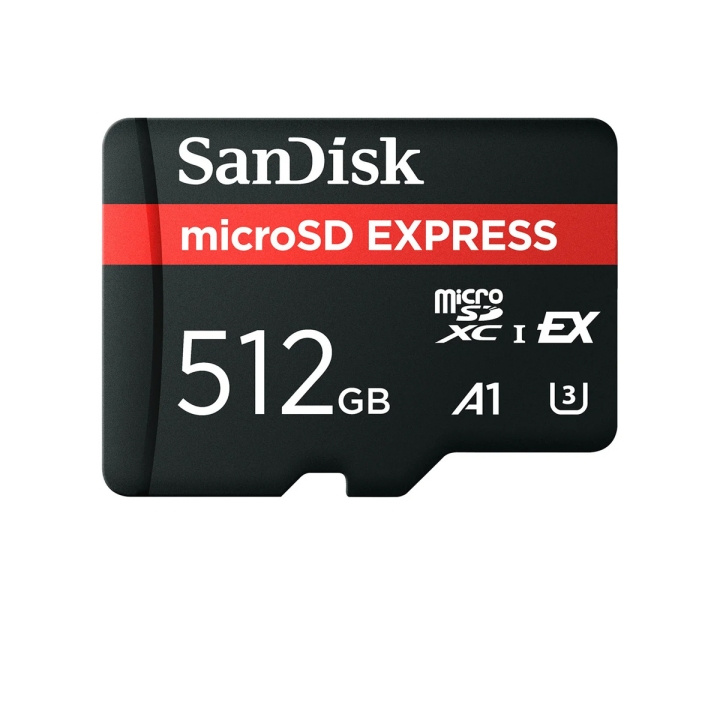 SanDisk Microsd Card Express 880MB/s U3 C10 512GB i gruppen Elektronikk / Lagringsmedia / Minnekort / SD/SDHC/SDXC hos TP E-commerce Nordic AB (D24889)