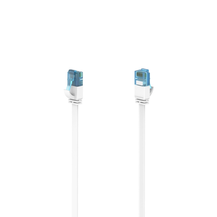 Hama Nettverkskabel Cat6A 10Gbit/S U/Utp Flat Hvit 15m i gruppen Datautstyr / Kabler og adaptere / Nettverk hos TP E-commerce Nordic AB (D24906)
