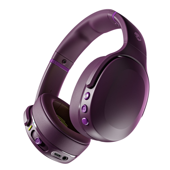Skullcandy Hodetelefon Crusher EVO Over-Ear Trådløs Plum i gruppen Elektronikk / Lyd & Bilde / Hodetelefoner & Tilbehør / Hodetelefoner hos TP E-commerce Nordic AB (D24940)