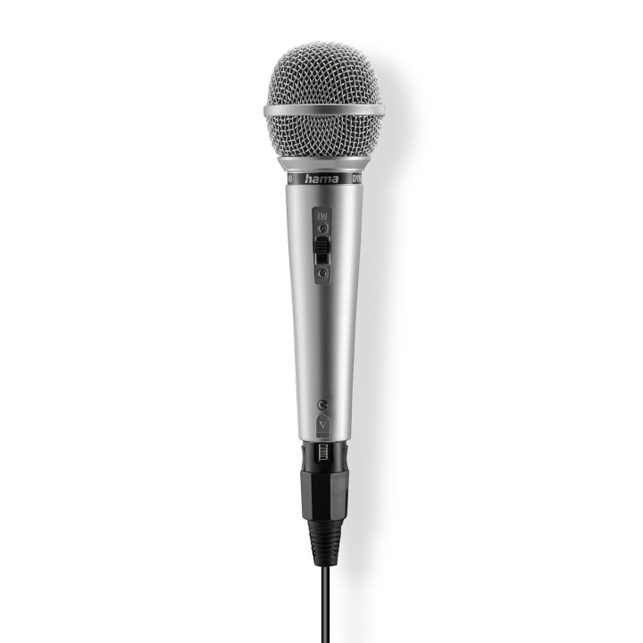 Hama Mikrofon Karaoke Dynamisk Mono Jam Star Sølv i gruppen Elektronikk / Lyd & Bilde / Håndholdte mikrofoner hos TP E-commerce Nordic AB (D24943)