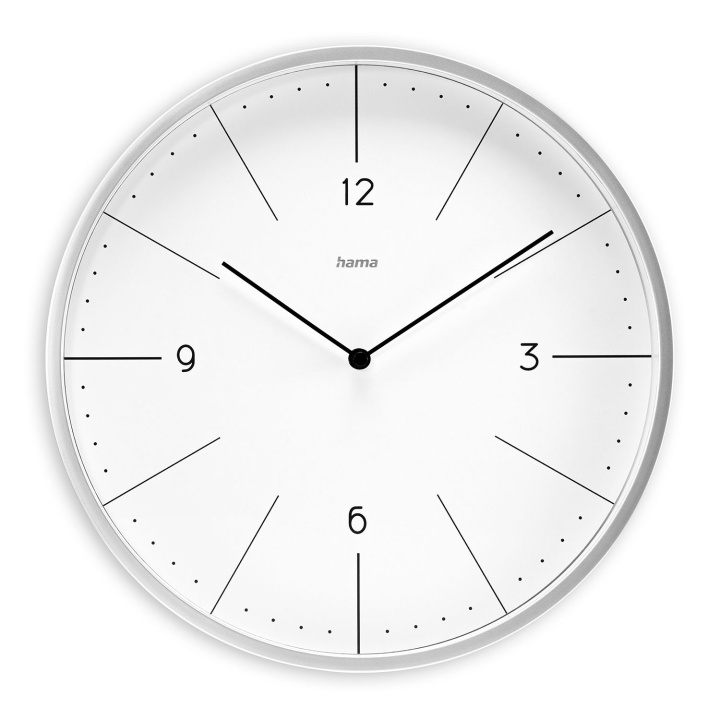 Hama Veggur Sardinia Grå Diameter 30 Cm i gruppen HJEM, HUS OG HAGE / Klokker & Teller / Veggklokkene hos TP E-commerce Nordic AB (D24946)