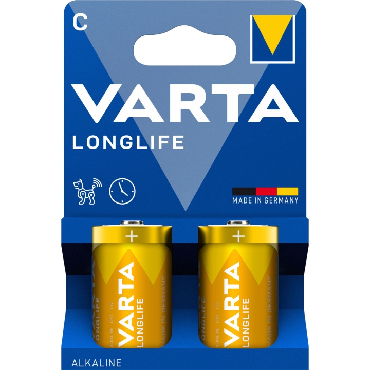 Varta Longlife C / LR14 Batteri 2-pack i gruppen Elektronikk / Batterier & Ladere / Batterier hos TP E-commerce Nordic AB (D25023)