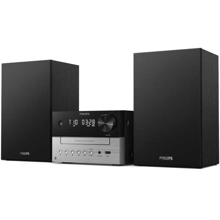 Philips Musik-anläggning Radio CD USB Bluetooth TAM3505MKII/12 Svart/Silver i gruppen Elektronikk / Lyd & Bilde / Hjemmekino, HiFi og bærbar / Radio & Vekkerklokker / Radio hos TP E-commerce Nordic AB (D25028)