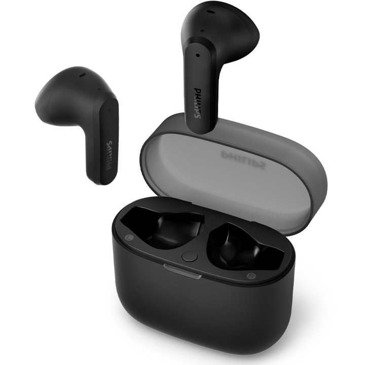 Philips Hörlurar In-Ear TWS Dynamisk bas Svart i gruppen Elektronikk / Lyd & Bilde / Hodetelefoner & Tilbehør / Hodetelefoner hos TP E-commerce Nordic AB (D25030)
