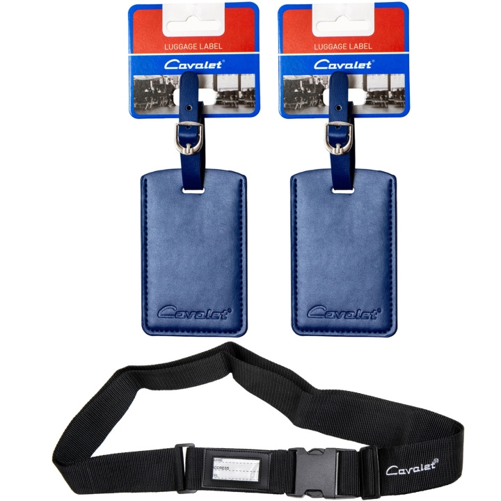 Cavalet Resekit 9 (Bagagerem, 2st Bagagetag Blå) i gruppen SPORT, FRITID & HOBBY / Reise / Annet hos TP E-commerce Nordic AB (D25042)