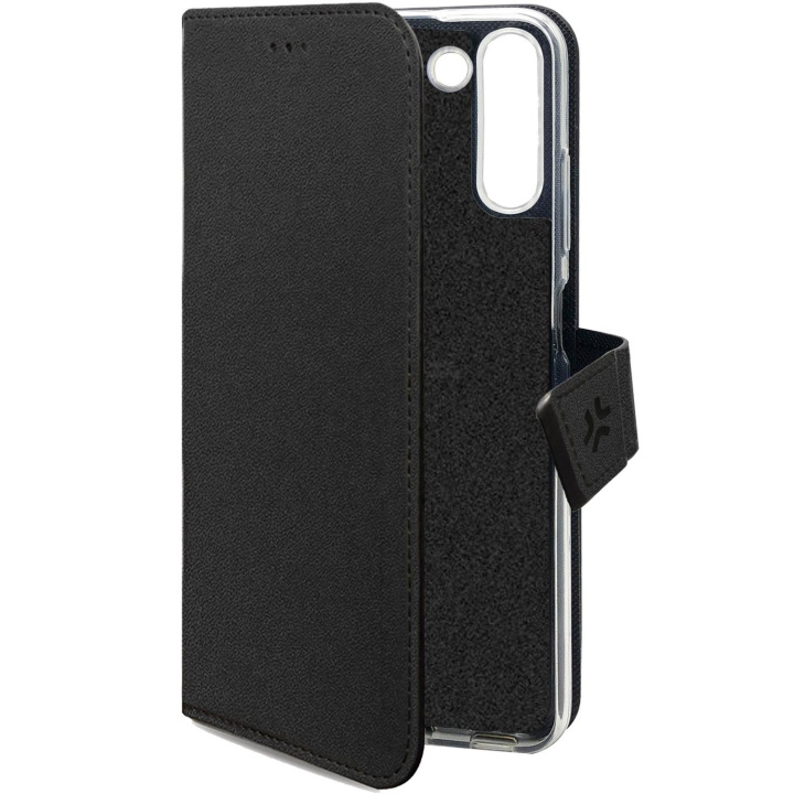 Celly Wally Wallet Case Galaxy A17 5G/4G Svart i gruppen SMARTTELEFON & NETTBRETT / Mobilbeskyttelse / Samsung hos TP E-commerce Nordic AB (D25069)