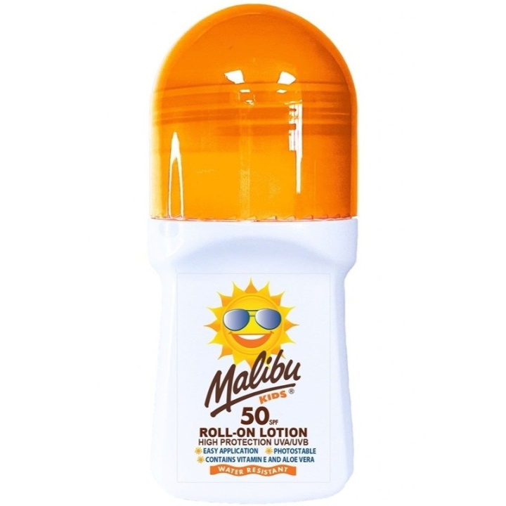 Malibu Kids Roll-On Lotion SPF50 50ml i gruppen HELSE OG SKJØNNHET / Hudpleie / Soling / Solkrem hos TP E-commerce Nordic AB (D25155)