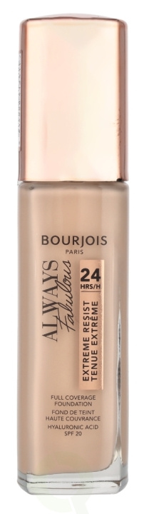 Bourjois Always Fabulous 24H Foundation SPF20 30 ml #110 Light Vanilla i gruppen HELSE OG SKJØNNHET / Makeup / Makeup ansikt / Foundation hos TP E-commerce Nordic AB (D25187)