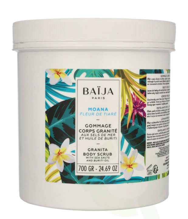 Baija Paris Baija Moana Granite Scrub Tiara Flower 500 ml i gruppen HELSE OG SKJØNNHET / Hudpleie / Kroppspleie / Body lotion hos TP E-commerce Nordic AB (D25193)