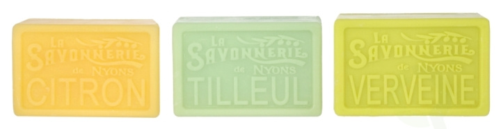 La Savonnerie De Nyons Soap Bar Set 300 g 3x100gr Green i gruppen HELSE OG SKJØNNHET / Hudpleie / Kroppspleie / Duftsåpe hos TP E-commerce Nordic AB (D25212)