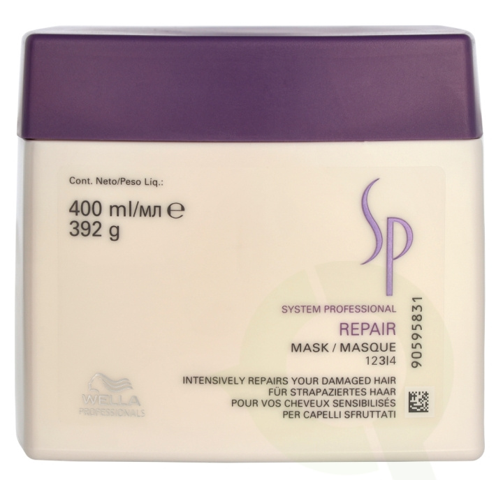 Wella SP - Repair Mask 400 ml For Damaged Hair i gruppen HELSE OG SKJØNNHET / Hår & styling / Hårpleie / Hårmaske hos TP E-commerce Nordic AB (D25235)