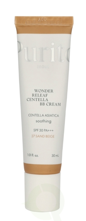 Purito Seoul Wonder Releaf Centella BB Cream SPF30 PA+++ 30 ml #27 Sand Beige i gruppen HELSE OG SKJØNNHET / Hudpleie / Soling / Solkrem hos TP E-commerce Nordic AB (D25307)