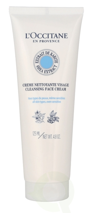 L\'Occitane Shea Cleansing Face Cream 125 ml All Skin Types, Even Sensitive i gruppen HELSE OG SKJØNNHET / Hudpleie / Ansikt / Hudserum hos TP E-commerce Nordic AB (D25385)