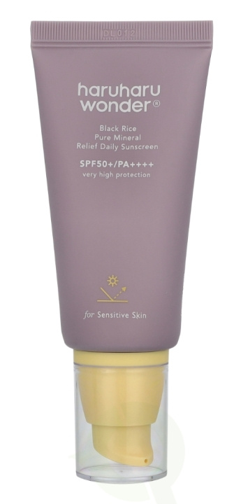 Haruharu Wonder Black Rice Pure Mineral Sunscreen SPF50 50 ml i gruppen HELSE OG SKJØNNHET / Hudpleie / Soling / Solkrem hos TP E-commerce Nordic AB (D25400)