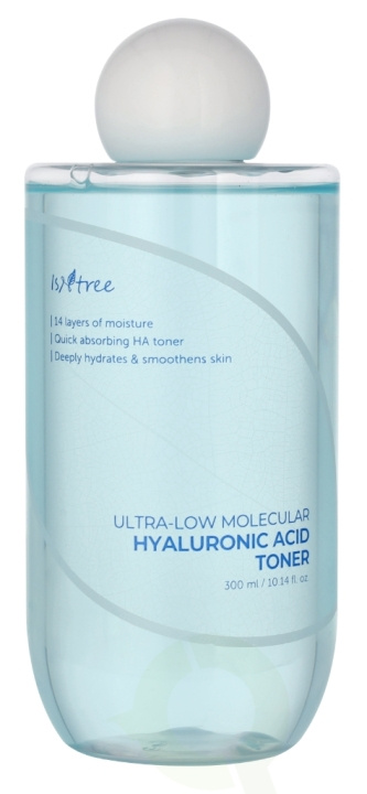Isntree Ultra-Low Molecular Hyaluronic Acid Toner 300 ml i gruppen HELSE OG SKJØNNHET / Hudpleie / Ansikt / Ansiktsvann & Facemist hos TP E-commerce Nordic AB (D25413)
