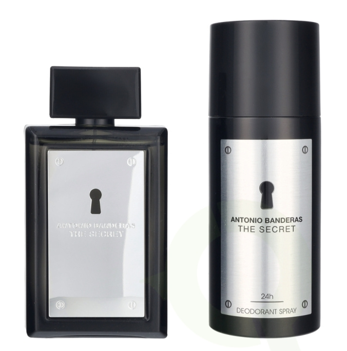Antonio Banderas A. Banderas The Secret Giftset 250 ml Edt Spray 100 ml/Deo Spray 150 ml i gruppen HELSE OG SKJØNNHET / Duft og parfyme / Parfyme / Parfymebokser hos TP E-commerce Nordic AB (D25422)