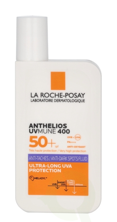 La Roche LRP Anthelios Uvmune 400 Anti-Stain Fluid 50+ 50 ml i gruppen HELSE OG SKJØNNHET / Hudpleie / Soling / Solkrem hos TP E-commerce Nordic AB (D25426)