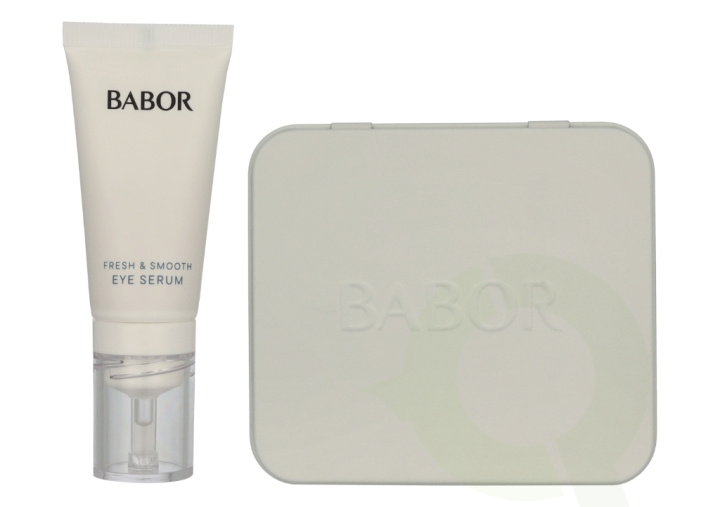 Babor Instant Fresh & Smooth Set 15 ml Instant Fresh & Smooth Eye Serum 15 ml / Eye Patches 2 pieces i gruppen HELSE OG SKJØNNHET / Hudpleie / Ansikt / Dagkrem hos TP E-commerce Nordic AB (D25431)
