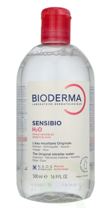 Bioderma Sensibio H2O Micellar Water 500 ml Face, Eyes, For Sensitive Skin i gruppen HELSE OG SKJØNNHET / Makeup / Sminkefjerner hos TP E-commerce Nordic AB (D25445)