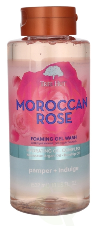 Tree Hut Moroccan Rose Foaming Gel Wash 532 ml i gruppen HELSE OG SKJØNNHET / Hudpleie / Ansikt / Rengjøring hos TP E-commerce Nordic AB (D25448)