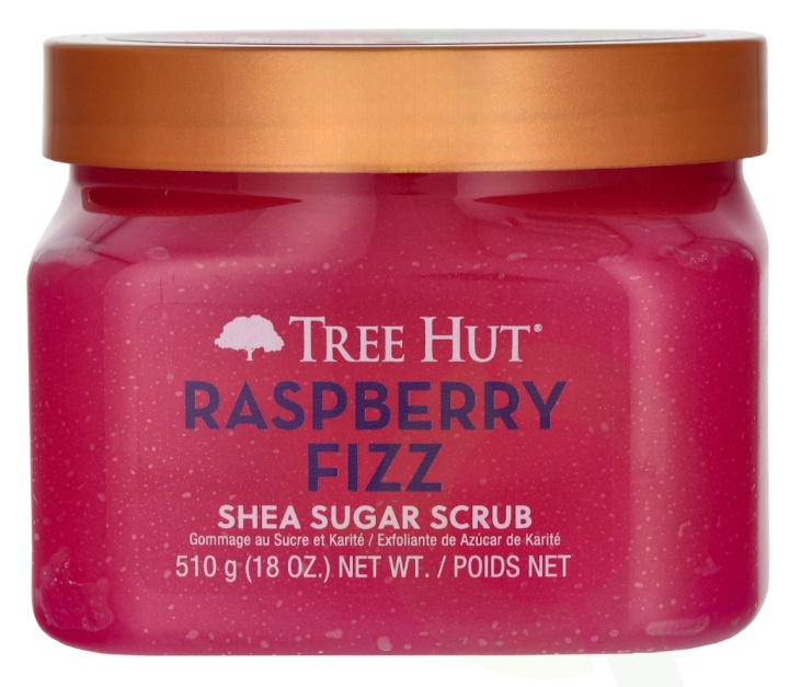 Tree Hut Raspberry Fizz Shea Sugar Scrub 510 g i gruppen HELSE OG SKJØNNHET / Hudpleie / Ansikt / Rengjøring hos TP E-commerce Nordic AB (D25453)