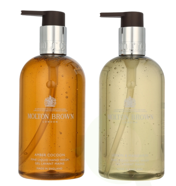 Molton Brown Woody & Citrus Hand Care Duo Set 600 ml 2 x 300 ml i gruppen HELSE OG SKJØNNHET / Manikyr/pedikyr / Håndkrem hos TP E-commerce Nordic AB (D25513)