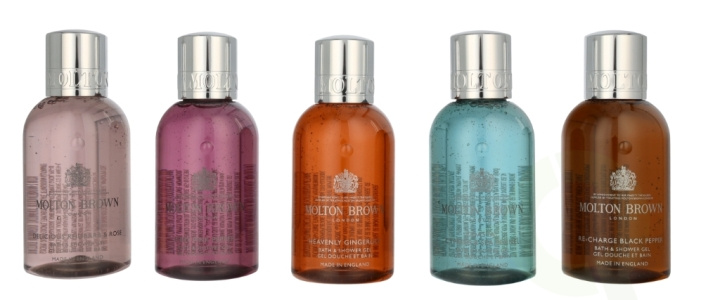 Molton Brown Travel Body Care Set 500 ml 5 x 100 ml i gruppen HELSE OG SKJØNNHET / Hudpleie / Kroppspleie / Body lotion hos TP E-commerce Nordic AB (D25516)