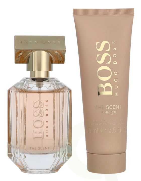 Hugo Boss The Scent For Her Giftset 125 ml Edp Spray 50ml/Body Lotion 75ml i gruppen HELSE OG SKJØNNHET / Duft og parfyme / Parfyme / Parfyme for henne hos TP E-commerce Nordic AB (D25566)