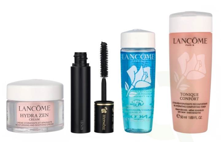 Lancome Hydra Zen Must-Haves Set 97 ml Tonique 15ml/Make-Up Remover 30ml/Cream SPF15 15ml/Mascara Black 2ml i gruppen HELSE OG SKJØNNHET / Gavesett / Gavesett for henne hos TP E-commerce Nordic AB (D25634)