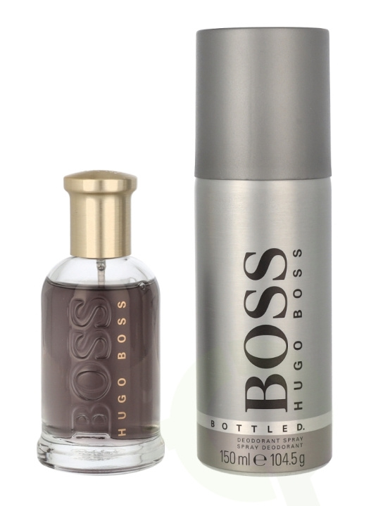 Hugo Boss Bottled Giftset 200 ml Edp Spray 50ml/Deodorant Spray 150ml i gruppen HELSE OG SKJØNNHET / Duft og parfyme / Parfyme / Parfymebokser hos TP E-commerce Nordic AB (D25694)