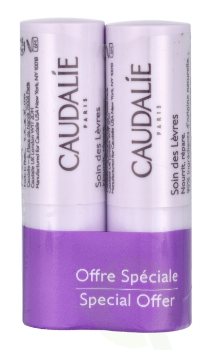 Caudalie Vinotherapist Lip Conditioner Duo 9 g 2x4,5gr i gruppen HELSE OG SKJØNNHET / Makeup / Lepper / Leppepomade hos TP E-commerce Nordic AB (D25731)