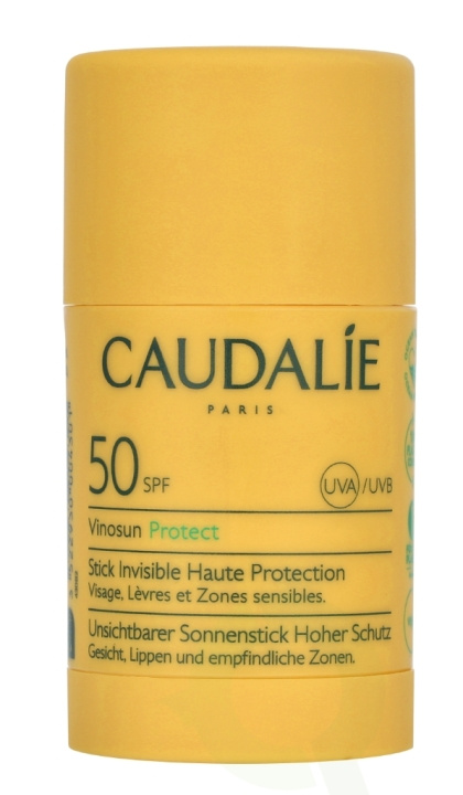 Caudalie Vinosun Invisible Protection Stick SPF50 15 g i gruppen HELSE OG SKJØNNHET / Hudpleie / Soling / Solkrem hos TP E-commerce Nordic AB (D25733)
