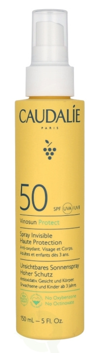 Caudalie Vinosun Protect Invisible High Protect. Spray SPF50 150 ml i gruppen HELSE OG SKJØNNHET / Hudpleie / Soling / Solkrem hos TP E-commerce Nordic AB (D25734)