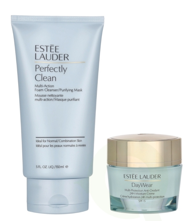 Estee Lauder DayWear Spring Set 200 ml DayWear Multi-Protection Anti-Oxidant 24H-Moisture Creme SPF15 50ml/Perfectly Clean Multi-Action Foam Cleanser/Moisture Mask 150ml i gruppen HELSE OG SKJØNNHET / Hudpleie / Ansikt / Dagkrem hos TP E-commerce Nordic AB (D25779)
