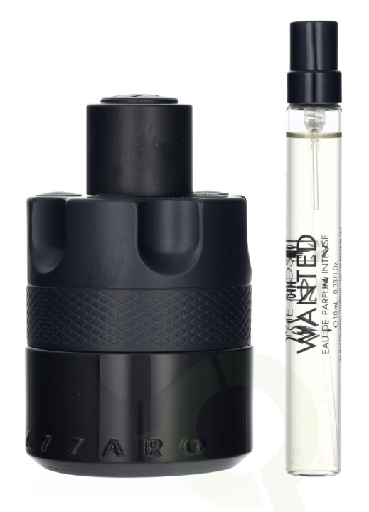 Azzaro The Most Wanted Giftset 60 ml Edp Spray 50ml/Edp Spray 10ml i gruppen HELSE OG SKJØNNHET / Duft og parfyme / Parfyme hos TP E-commerce Nordic AB (D25782)