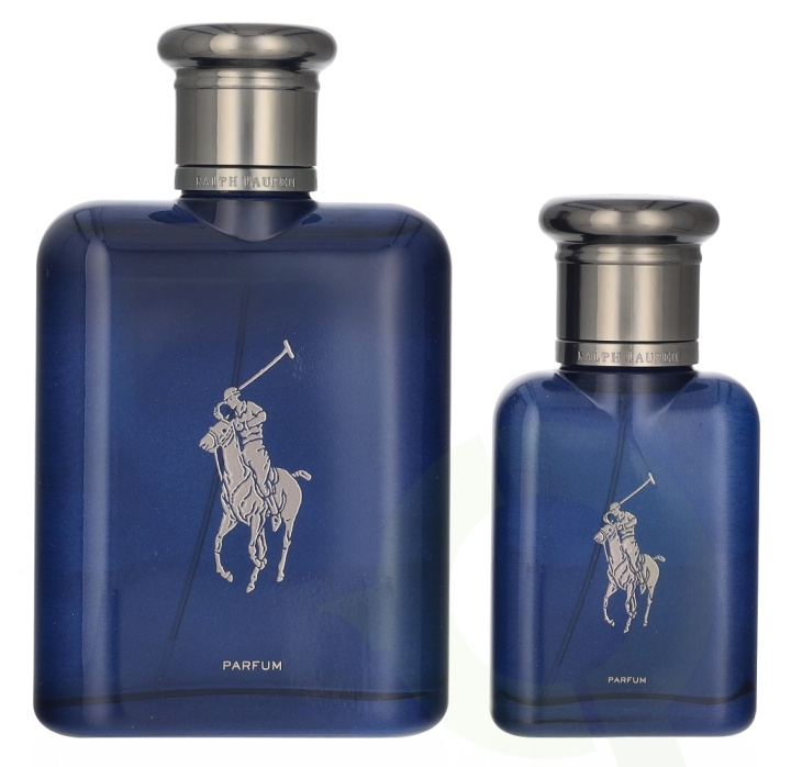Ralph Lauren Polo Blue Parfum Holiday Giftset 165 ml Edp Spray 125ml/Edp Spray 40ml i gruppen HELSE OG SKJØNNHET / Duft og parfyme / Parfyme / Parfyme for han hos TP E-commerce Nordic AB (D25784)