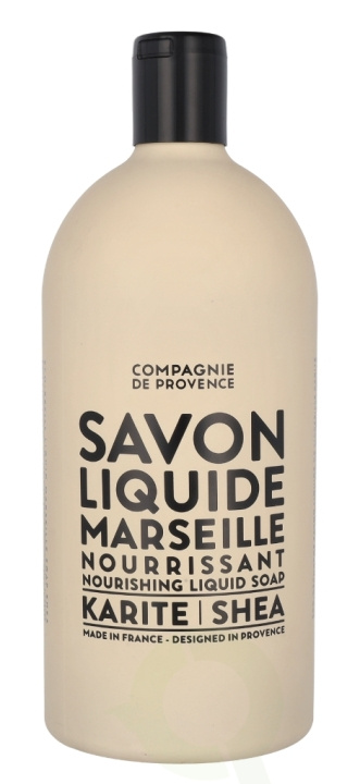 Compagnie De Provence Marseille Liquid Soap - Refill 1000 ml Shea Butter i gruppen HELSE OG SKJØNNHET / Hudpleie / Kroppspleie / Duftsåpe hos TP E-commerce Nordic AB (D25857)