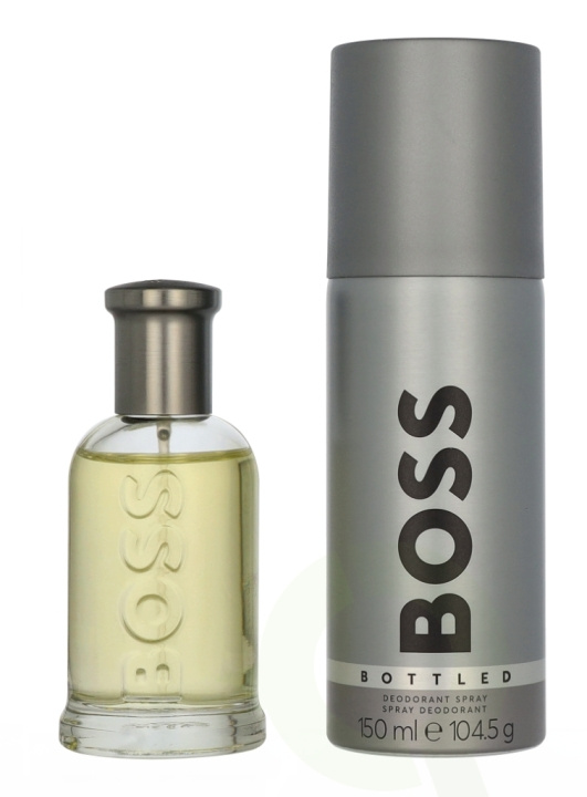 Hugo Boss Bottled Gitset 200 ml Edt Spray 50ml/Deodorant Spray 150ml i gruppen HELSE OG SKJØNNHET / Duft og parfyme / Parfyme / Parfymebokser hos TP E-commerce Nordic AB (D25865)